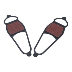 Convenient Accessory Ice Grips Anti-Slip Cleats Double-Sided Grit Design