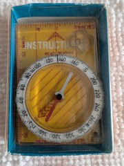 NOS Official Girl Scout Vintage Silva Polaris Type 7 Sweden Expedition Compass