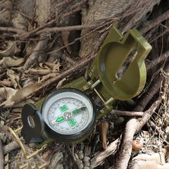 Portable Military Compass – Accurate Multi-Functional Navigation Tool with Hook