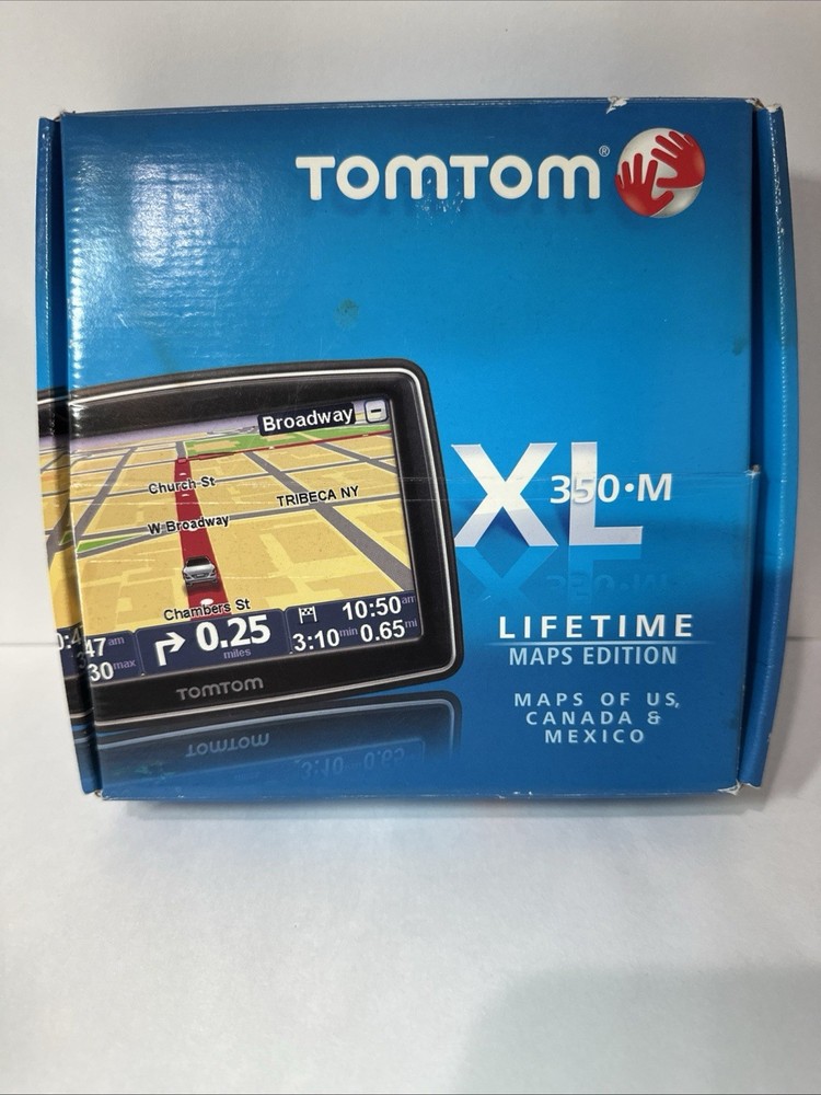 TomTom XL 350 GPS 4.3″ Widescreen Navigation Lifetime Maps Edition (D)