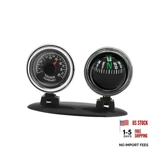 BinaryABC Car Compass Dashboard Decorative Ornaments,Automotive Compass Ball,2