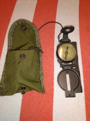 Antique U.S. Engineer Corps Compass And Map Reader Magnifier