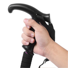 Trekking Stick Walking Hiking Poles Adjustable Folding Anti-Shock Sticks