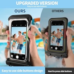 2 Pack Waterproof Phone Pouch, IP68 Waterproof Phone Cases Floating Up to 8.5″