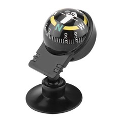 2pcs Car Compass Automotive Compass Ball Adjustable Dashboard Mounted for Hiking