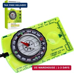 Orienteering Compass, Hiking Survival Compas, Compasses Kids for Magnetic Campin