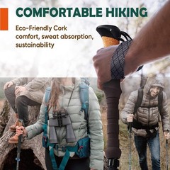 Trek-Z Ergonomic Folding Trekking Poles – Compact and Durable for Adventurers