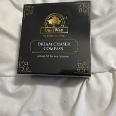 The Dream Chaser Compass in Wooden Box – Great Gift New