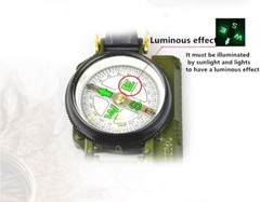 Pocket Outdoor Military Army Hiking Camping Lens Survival Lensatic Mini Compass