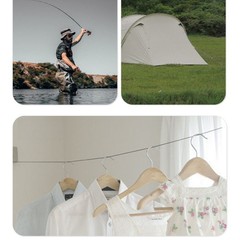 Clothes Drying Portable Clothesline Quick Tighten Pull Compact Palm-sized