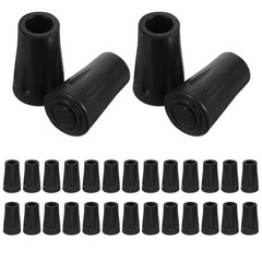 30 Pcs Tips of Trekking Poles Replacement Cane Round Rubber Feet Accessories