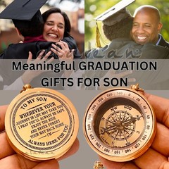 to My Son Compass Gift from Mom Dad | 2 – Dad to Son Gifts, Mom to Son Gifts for