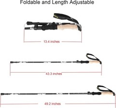 Heavy-Duty Ultralight Hiking Pole with Quick Lock System