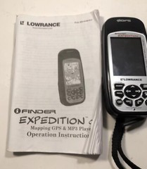 Lowrance iFinder Expedition C GPS & WAAS Receiver PARTS OR REPAIR ONLY