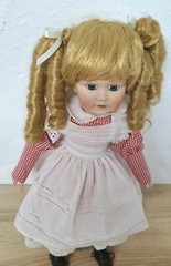Artist doll porcelain doll 40 cm collector rarity Vintage