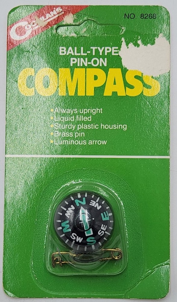 Coghlan’S Ball-Type Pin-On Compass