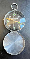 Vintage Dinsmore Instrument Co Safety Pin Compass Pocket Watch Style Japan