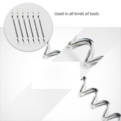 6Pcs Retractable Elastic Fishing Ropes Key Chains with PU Steel Wire