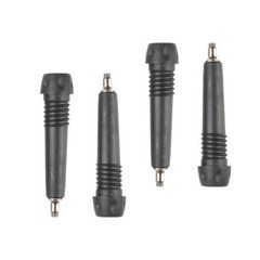 4pcs Replacement Rubber Tips Set Tungsten Rod Tip for Trekking Poles Heavy Duty