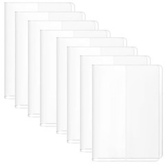 8Pcs A5 Clear Hardcover Protection Waterproof Transparent 8.54 x 12.09 inch
