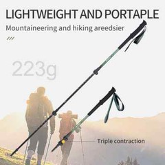 AONIJIE Lightweught Hiking Poles Stretchable Walking Stick 7075 Aluminum Alloy