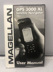VINTAGE MAGELLAN GPS 3000 XL Works, Great Condition Manual Case Bundle Bundle