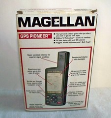 Magellan GPS Pioneer Satellite Navigator Model #63000 W/Box & Instruction Manual