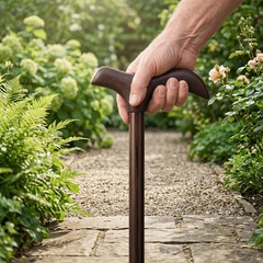 Walking Cane Handle Grip – 5.6×2.2×0.8″ T Handle Replacement for Hiking Stick