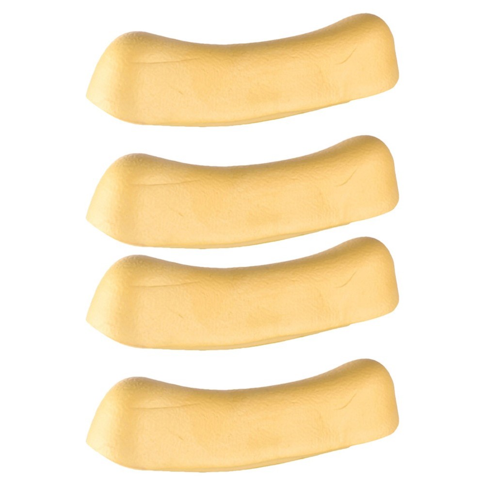 4Pcs Reusable Tpr Crutch Underarm Pads Replacement Soft Comfortable Cushion Set