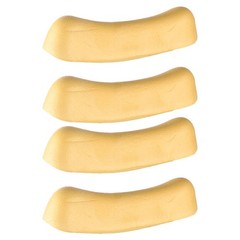 4Pcs Reusable Tpr Crutch Underarm Pads Replacement Soft Comfortable Cushion Set