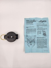 Coghlan’s Lensatic Compass with Case, Liquid Filled, Camping Survival Emergency