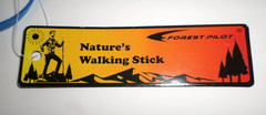 Forest Pilot Nature’s Walking Stick Built in Compass 3 Piece Detachable New