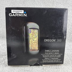 Garmin Oregon 300 Handheld GPS Navigator Rugged Waterproof Touchscreen With Box