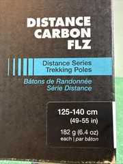 NEW BLACK DIAMOND Distance Carbon FLZ Poles – 140 – Desert Sky