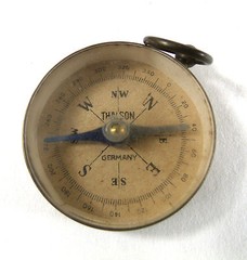 dav TWO GERMAN COMPASSES THALSON