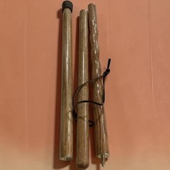 Brazos Traveler Stick 54in Oak Wooden Walking Hiking Stick 3-Piece Assembly New