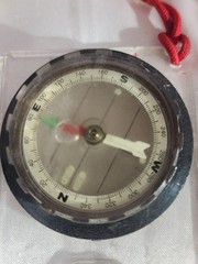 Map Pocket Compass & Ruler & Lanyard for Survival Kits