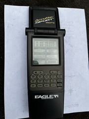 Eagle AccuNav Sport Portable GPS W/Manual & Storage Case & Car Charger Nice!