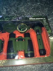 NEW Ozark Trail 5 Piece Outdoor Adventure Set Binoculars Compass Flashlight Etc.