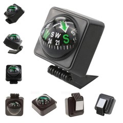 2PCS Adjustable Car Dashboard Navigation Compass Ball For Boat Marine Truck**
