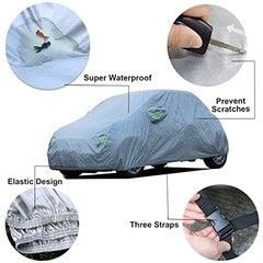 for Fiat 500 Abarth 595 2010-2022 Custom-Fit All Weather Style A Silver