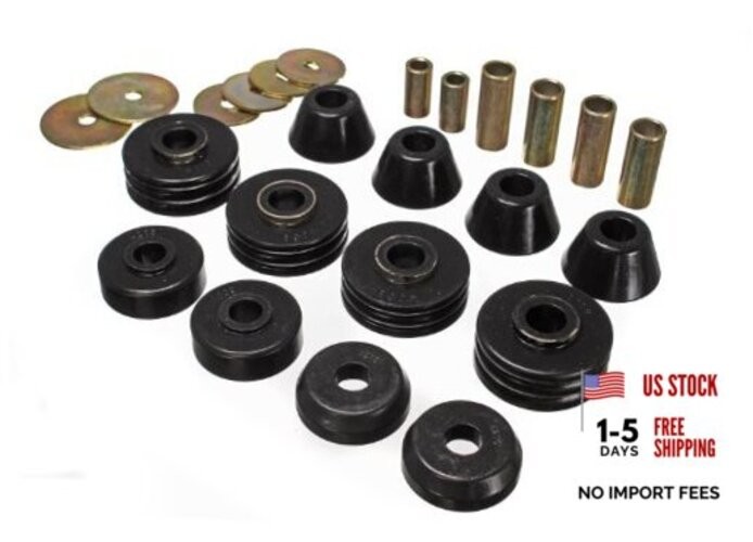 Energy Suspension 3.4108G Control Arm Bushing Mount Set for GM