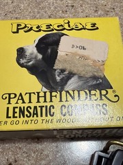 Vintage 1970’s Precise Pathfinder Pocket Compass ( Made in Japan)