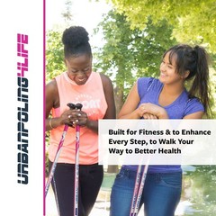 Urban Poling – Urban Poles 4Life – Lightweight, Aluminum Nordic Walking Sticks