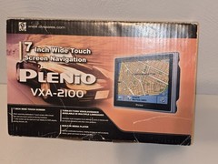 Plenio VXA-2100 7-inch Wide Touch Screen GPS Navigation System NIB