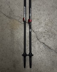 Black Diamond Trail Shock Pro Flicklock Trekking Hiking Poles 100-140cm Black