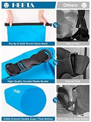 Waterproof Dry Bag for Women Men/10L/20L/30L/40L Roll Top Lightweight 5L Blue