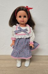 Vintage ELA doll, 42 cm, talking doll, made in Germany, sleeping eyes, very…