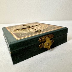 RARE Vintage Antique Solar Calendar Pocket Compass : Villa Alcor Made In Spain