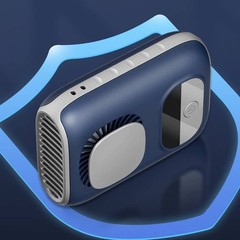 Adjustable Waist Neck Fan 4000mAh with 10500RPM and Turbo Mode for Sports